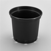 Vente en gros de plastique dur de 2 gallons et 5 gallons Pot de fleur de pépinière Pot de gallon noir pour la maison et le jardin-de Chine Fournisseur