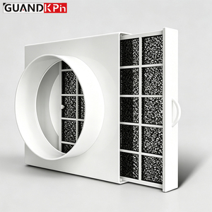 Cassette filtrante de ventilation, boîtier de pré-filtre, chambre de filtration d'air en ligne pour système de climatisation intégral de la maison, conduit HVAC MVHR - Product Image 4