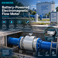 Débitmètre électromagnétique alimenté par batterie SIEMENS SITRANS FM MAG 8000 7ME681 100% original, IP68, débitmètre d'eau