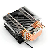 Nouvel arrivage : Refroidisseur de processeur gaming haute performance avec 6 caloducs en aluminium, dissipateur thermique 12V DC RGB à roulement fluide