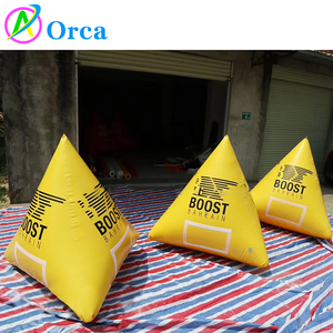 Boya <span class=keywords><strong>Triangular</strong></span> Flotante para Publicidad, Boya de Marcado de Carreras, Boya Inflable Personalizada de PVC, Boya Piramidal, Boya Zongzi, Boya Tetraédrica - Product Image 3