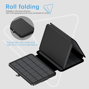 Được Xây Dựng Trong Kép Cáp Dữ Liệu Điện Sạc Điện Mô-đun 7.2W 9W 12W Sạc Di Động Năng Lượng Mặt Trời Monocrystalline Tấm Pin Mặt Trời - Product Image 4