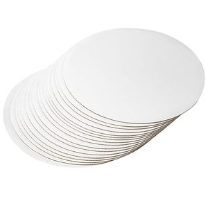 Trắng các tông sóng dùng một lần bánh cơ sở bảng 12 inch vòng bánh tấm vòng tròn khay dùng một lần bánh - Product Image 5