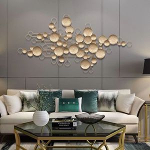 Décoration murale moderne <span class=keywords><strong>de</strong></span> luxe en métal 156*78cm pour salon, suspension murale pour canapé, décoration murale en fer pour <span class=keywords><strong>salle</strong></span> à <span class=keywords><strong>manger</strong></span>, pour la maison - Product Image 5