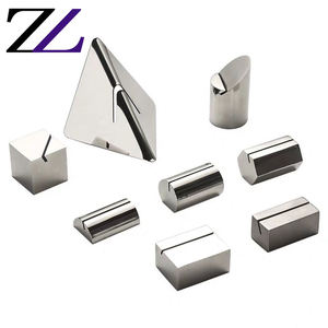 Soporte de metal dorado para buffet de <span class=keywords><strong>Catering</strong></span>, accesorios para restaurante, boda, mesa de boda, tarjeta de número, soporte para etiqueta de buffet - Product Image 2