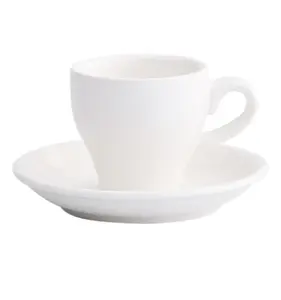 Individuelles Cafe-Trinkgeschirr Keramik Espressotasse Porzellan Kaffeetasse Untertassen-Set