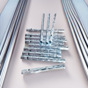 Tubes de carillon éolien en aluminium, alliage 6063, motif horizontal, 8,5-11,5 cm, métal creux polyvalent pour la décoration de la maison et du salon - Product Image 1