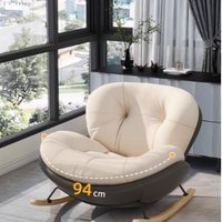 Chaise à bascule en métal à prix d'usine, fauteuil inclinable pas cher pour la chambre à coucher, chaise relaxante pour la lecture, salon, meubles de maison personnalisés