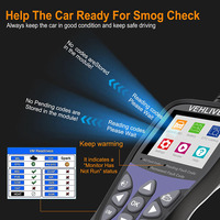 Lector de código de error V850, función OBD2 completa, herramienta de diagnóstico automático, Monitor de batería, varios idiomas