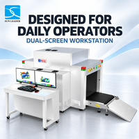 Scanner de bagages à double vue SUN LDADER OEM/ODM XLD-8065D, équipement de contrôle de sécurité pour bâtiments gouvernementaux, CE/RoHS