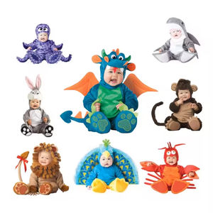 Unisex niño Onesie invierno primavera cremallera cierre lindo bebé Animal vestido mameluco ODM niños disfraces conjunto - Product Image 2