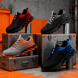 <span class=keywords><strong>Scarpe</strong></span> <span class=keywords><strong>Antinfortunistiche</strong></span> Basse Unisex con Suola Antiurto, <span class=keywords><strong>Comode</strong></span> con Superficie Intrecciata in Materiale Composito per Lavori Prolungati in Piedi, Ideali per Estate, Primavera e Autunno - Product Image 5