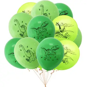 Drops hipping Dinosaurier Latex Ballon Kinder Geburtstags feier liefert Globos Dinosaurier Dschungel Thema Party Dekoration Luftballons