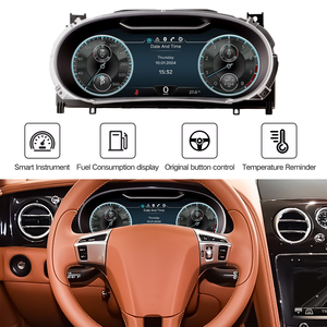 Afficheur numérique du tableau de bord Continental GT/Flying Spur, compteur de vitesse, Apple CarPlay, Android Auto pour Bentley - Product Image 4