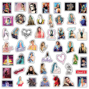 50 Pegatinas <span class=keywords><strong>de</strong></span> Vinilo Impermeables con Diseño <span class=keywords><strong>de</strong></span> la Cantante Popular <span class=keywords><strong>Karol</strong></span> <span class=keywords><strong>G</strong></span>, Lindas y Sexys, para Fans, para Botellas, Teléfonos, Patinetas - Product Image 3