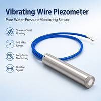 Vibrating Wire Piezometer Stainless Steel Pore Water Pressure Sensor for Dam Tunnel Slope Monitoring