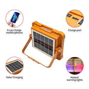 Tiết Kiệm Năng Lượng 6500K Ngoài Trời Chiếu Sáng XJW-TY01 Không Thấm Nước IP67 100W 200W 400W 600W LED Xách Tay Có Thể Sạc Lại Năng Lượng Mặt Trời Cắm Trại Đèn - Product Image 3