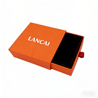 Boîte à tiroir rigide en carton pour emballage cadeau de luxe avec coulisseau coulissant pour bijoux et cadeaux, boîte en papier sur mesure, faible MOQ