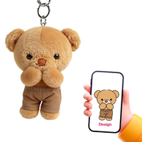Peluche personnalisée OEM ODM : Créez votre mascotte (ours, poulet, tigre) – Certifiée CE CPC EN71, faible MOQ, logo personnalisé, pendentif cadeau
