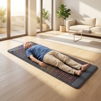 Tapis chauffant infrarouge lointain OEM/ODM pour tout le corps avec PEMF 185CM et thérapie par lumière photonique