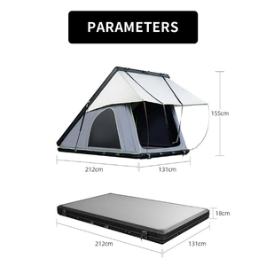 Carpa <span class=keywords><strong>de</strong></span> techo rígida <span class=keywords><strong>de</strong></span> doble capa, impermeable y duradera, <span class=keywords><strong>de</strong></span> aluminio, portátil, <span class=keywords><strong>de</strong></span> Oxford, <span class=keywords><strong>para</strong></span> <span class=keywords><strong>SUV</strong></span>, <span class=keywords><strong>de</strong></span> cuatro estaciones, rápida y automática, <span class=keywords><strong>de</strong></span> Unigo. - Product Image 4