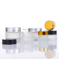 Emballage cosmétique RTS 100g 100g 100gr gramme givré transparent mat yeux visage soins de la peau crème corps beurre lotion verre pot conteneur