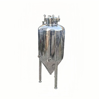 Ventes directes d'usine Fermenteur de bière conique monocouche de taille personnalisée 100L