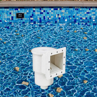 Écumoire complète de mur hors sol à large bouche Abs de piscine en jade