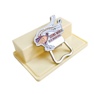 Vente en gros d'ouvre-bouteilles en métal personnalisés 2D/3D, ouvre-bouteilles à bière, cadeaux promotionnels, usine chinoise - Product Image 1