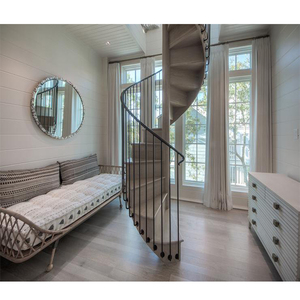 <span class=keywords><strong>Escalier</strong></span> en <span class=keywords><strong>colimaçon</strong></span> de <span class=keywords><strong>style</strong></span> <span class=keywords><strong>industriel</strong></span> Prima avec garde-corps en verre, structure en acier noir durable pour cuisine, hall, hôtel, loft, intérieur - Product Image 5