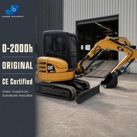 Mini-excavatrice sur chenilles d'occasion Cat CAT 304 de 4 tonnes, 3854 kg, avec godet de 0,36 m3