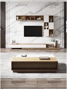 Modern Living Room Wood <strong>Mirror</strong> <strong>Jewellery</strong> Storage TV Stand <strong>Cabinets</strong> - Product Image 3