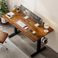 Scrivania Elettrica Regolabile in Altezza 48x24 Pollici, Design Ergonomico Classico Sit-Stand, Gestione Cavi, 2 Impostazioni Memorizzabili, per Casa e Ufficio