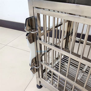 Meja perawatan hewan peliharaan ET-32 osilat dengan kandang klinik hewan dan Diagnosis hewan baja tahan karat - Product Image 4