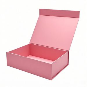 Papier d'art recyclé orange personnalisé <span class=keywords><strong>plat</strong></span> pliable et brillant plastification rigide pliable à aimant pour emballage cadeau chaussettes gaufrage fourrure - Product Image 4