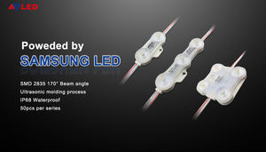 High Brightness 4LED Module 1.8W DC12V IP68 170° for Large Depth Channel Letters 7Yrs Warranty, 40x40mm Compact - Product Image 6