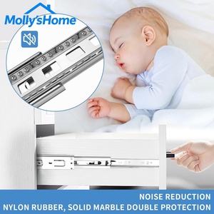 รางลิ้นชักครัวเหล็กคุณภาพสูง Stellar Durable-Standard ขนาด 18 นิ้ว แบบยืดเต็มที่ พร้อมลูกปืนสำหรับตู้เสื้อผ้า - Product Image 6