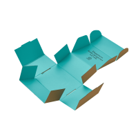 Boîte en carton ondulé personnalisable avec doublure intérieure imprimable - Couleur/taille personnalisée pour articles de mode, bijoux, cadeaux, envoi postal