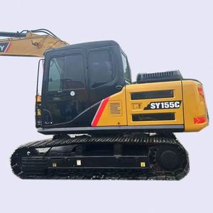 เครื่องจักรขุดขนาดเล็กมือสอง ปี 2022 ยี่ห้อ SANY รุ่น SY155C รถขุดมือสองสำหรับงานก่อสร้างจากประเทศจีน - Product Image 1
