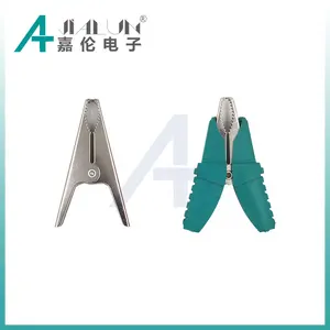 Test Clip JIALUN Copper Full Insulated Crocodile Clips For Testing 30AMP Test Crocodile Clamps