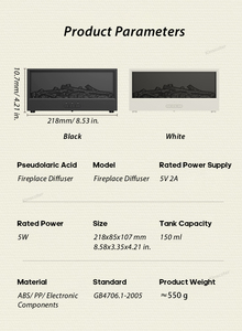 समय समारोह फायरप्लेस डिफ्यूज़र रंगीन लौ रिमोट कंट्रोल बोनफायर फायरप्लेस ह्यूमिडिफायर बीफेटर डर स्ट्रेंडर - Product Image 6