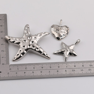 จี้รูปดาวโลหะชุบ DIY อุปกรณ์ตกแต่งเครื่องประดับรูปหัวใจรักนิรันดร์สำหรับสร้อยคอต่างหู - Product Image 4