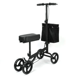 Déambulateur pliable à quatre roues Fuyi en alliage d'aluminium avec siège et sac pour personnes âgées et handicapées, aide à la mobilité - Product Image 1