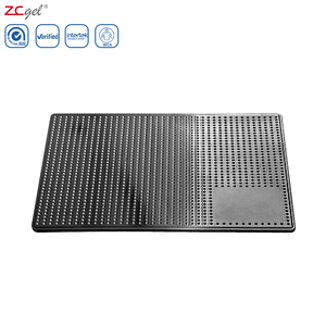 Alfombrilla Antideslizante para el Tablero del Automóvil de PU de 180*120 mm, Almohadilla Adhesiva para Teléfono, Perfume, Gafas, Lavable, Sin Residuos, Color y Logotipo Personalizables - Product Image 1