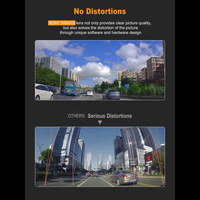 Kamera dasbor mobil, layar IPS DVR mobil lensa ganda HD Sony IMX 4k, kamera perekam Video dengan GPS WiFi WDR, kamera dasbor mobil baru