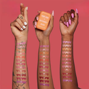 Paleta de rubor en polvo prensado Rosa maquillaje facial vegano sin talco logotipo personalizado paleta de rubor de etiqueta privada de alta pigmentación - Product Image 2