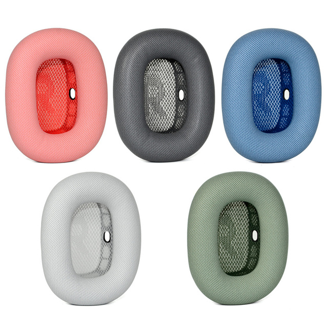Replacement Ear Pads for Apple Headphone Magnetic Earmuffs Fabric Protein Leather Headphone Earpads Ear Cushions for Airpods Max