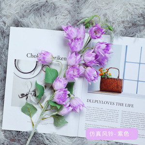 ดอกไม้ประดิษฐ์สีม่วง พลาสติก ผ้าไหม คุณภาพสูง สำหรับตกแต่งงานแต่งงาน - Product Image 1