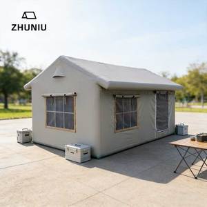 Tenda da Campeggio Gonfiabile in <span class=keywords><strong>PVC</strong></span> Personalizzata Grande con Una Camera da Letto, Impermeabile, per Quattro Stagioni, Casa d'Aria per Glamping Multi-Persona - Product Image 4