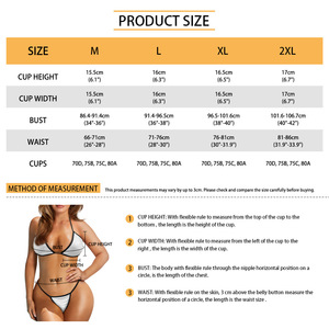 Conjunto de bikini rosa con estampado digital de panda para mujer, top halter y braga tanga, traje de baño elástico - Product Image 3